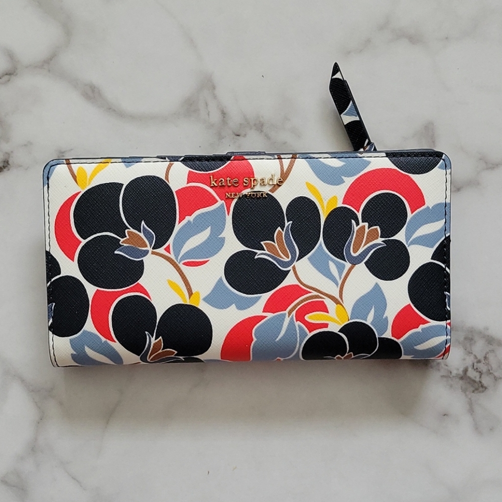 Kate Spade Floral Patterned Bifold Wallet